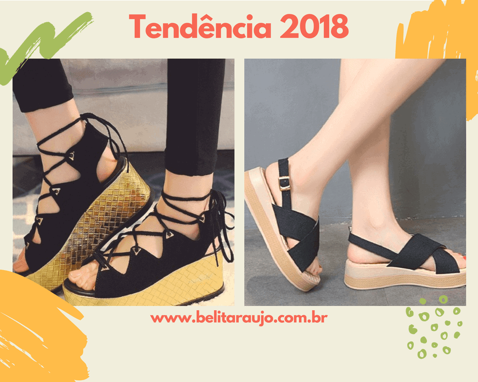 tendencias calçados 2018