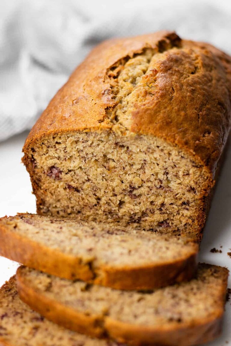 Como Fazer Um Delicioso P O De Banana Banana Bread Pao De Banana 768x1152